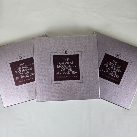 Set of 3 Volumes from The Greatest Recordings of the Big Band Era Cassettes Book - Picture 1 of 8